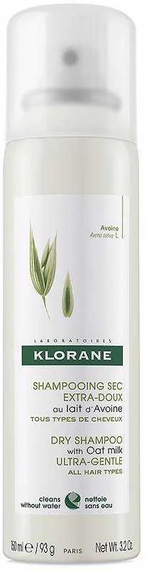 Klorane Extra Gentle Sausas šampūnas Su avižų pienu, 150 ml
