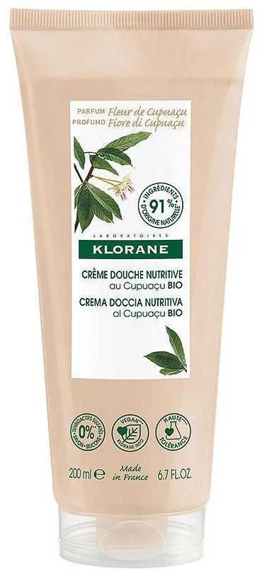 Klorane dušo kremas su organine Cupuacu gėle, 200 ml
