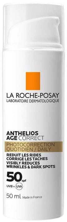 La Roche-Posay Anthelios Age Correct Daily Care SPF 50 kremas nuo saulės, 50 ml