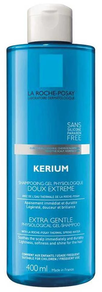 La Roche Posay Kerium Extra Gentle Šampūnas švelnus plaukų šampūnas, 400 ml