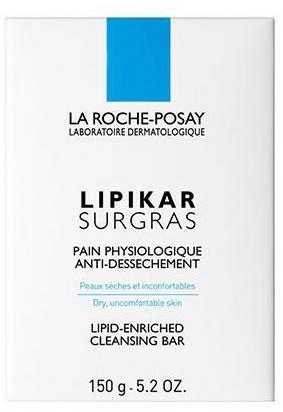 La Roche Posay LipikarLipid Enriched Cleansing Bar muilas sausai odai, 150 g