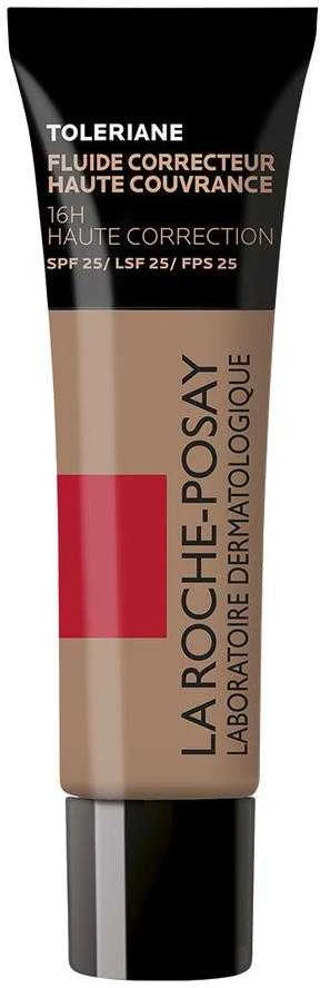 La Roche-Posay Toleriane High Coverage Fluid Corrector SPF 25 makiažo pagrindas, atspalvis: 15, 30 ml
