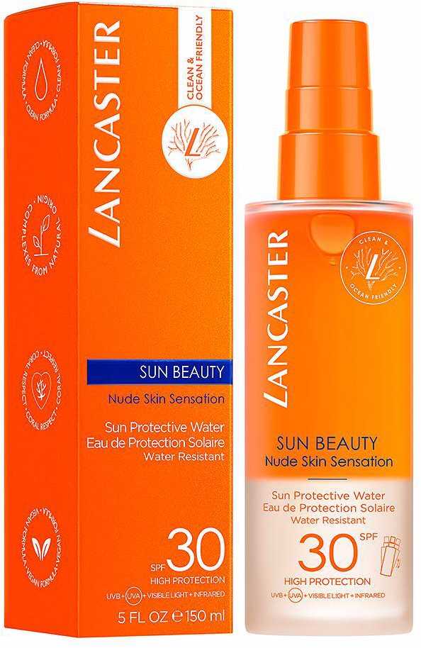 "Lancaster Sun Beauty" apsauginis vanduo Agua Spf30 150ml