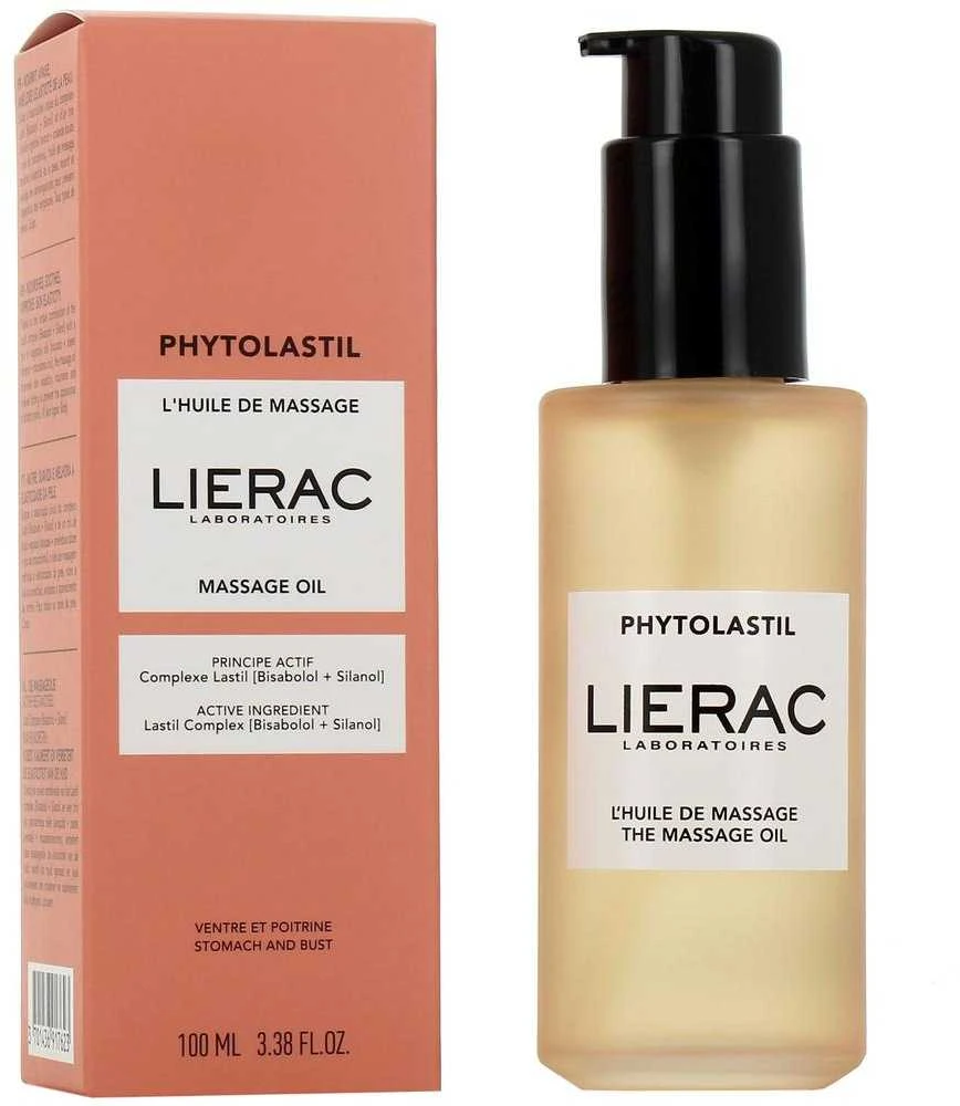 Lierac Phytolastil Massage Aliejus masažo aliejus nuo strijų, 100 ml