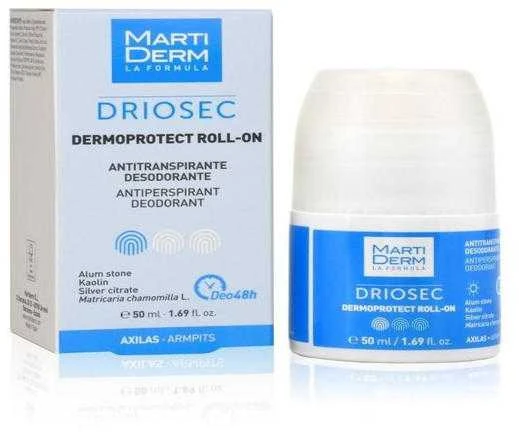 Martiderm Driosec rutulinis antiperspirantas 50 ml pakuotė