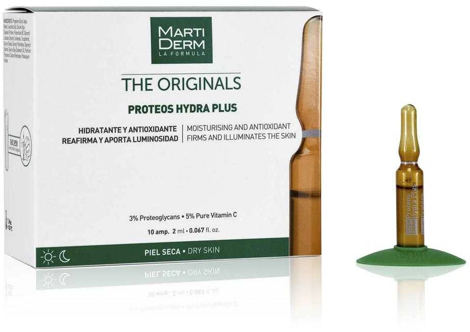 Martiderm The Originals Protoes Hydra Plus drėkinamasis serumas ampulės su vitaminu C ir proteoglikanais 10x2 ml
