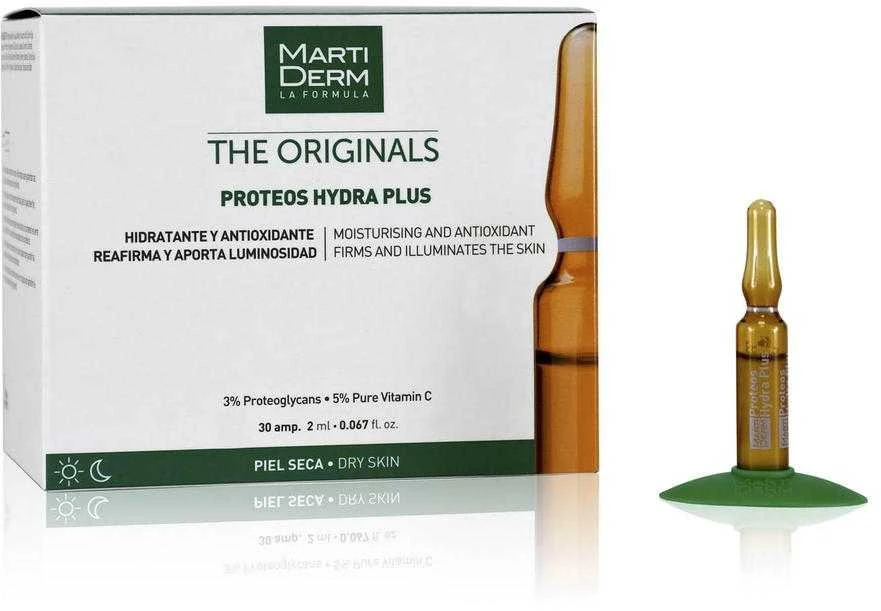 Martiderm Proteos Hydra Plus Ampules drėkinamosios ampulės veidui, 30x2 ml