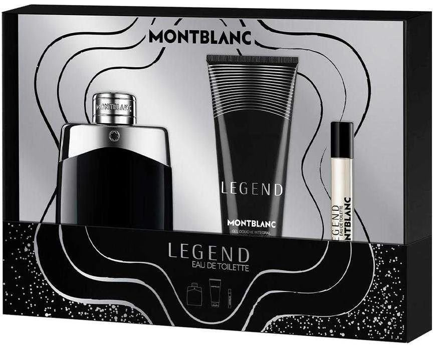Mont Blanc Montblanc Legend Eau De Toilette Purškiklis, 100 ml Set 3 Pieces