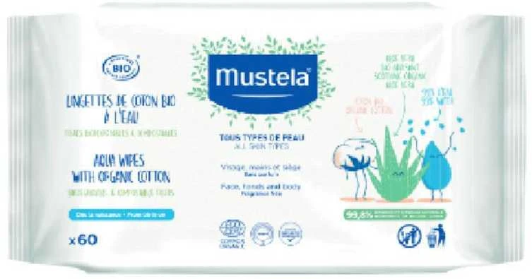 Mustela Biodegradable Wipes 60 Units