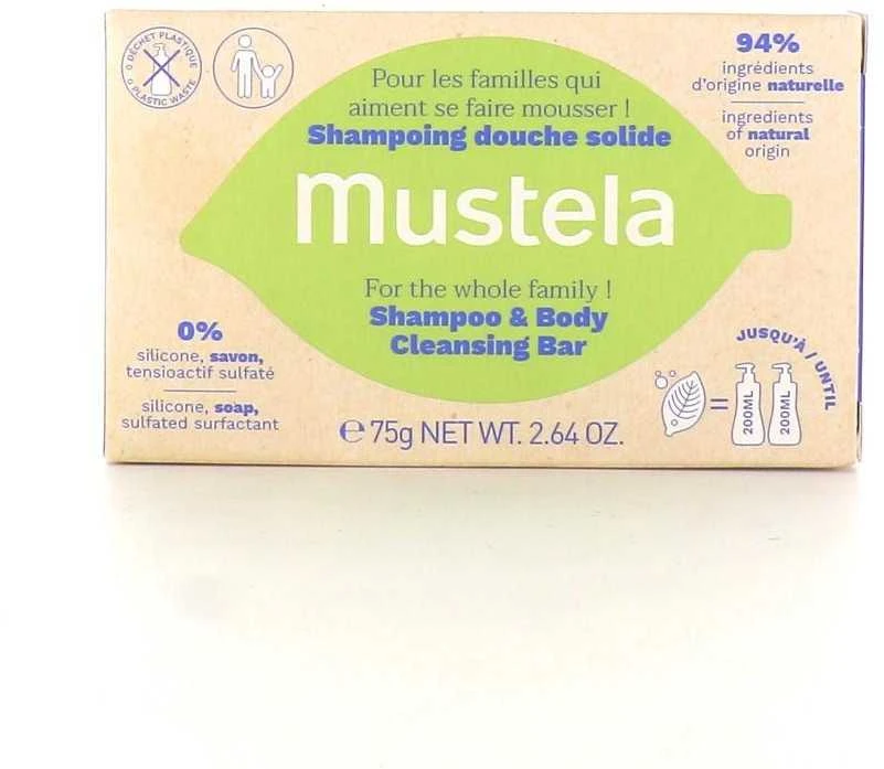 "Mustela" ekologiškas "Mustela" kietasis dušo šampūnas 75g