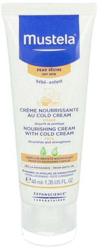 "Mustela Baby Cold Kreminis" apsauginis kremas "Nutri-Protective Kreminis" 40ml
