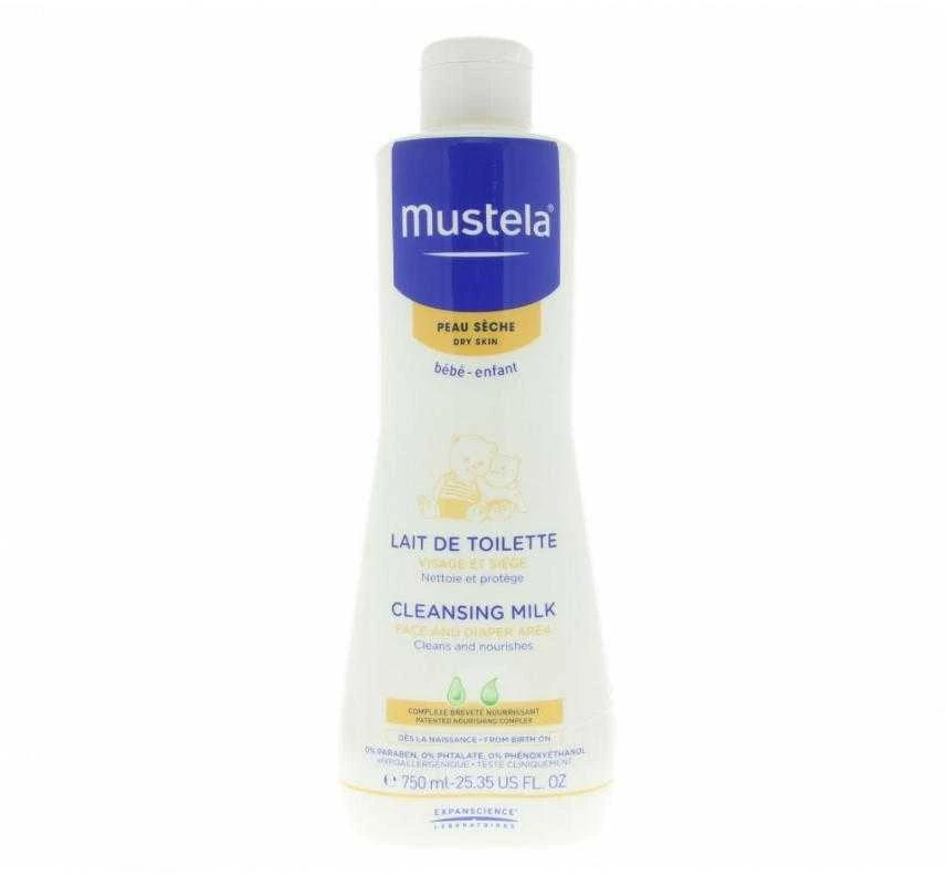 "Mustela" valomasis pienelis sausai odai 750ml