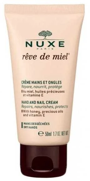 Nuxe Rankų ir nagų kremas „Rêve de Miel® Hand and nail cream“, 50 ml