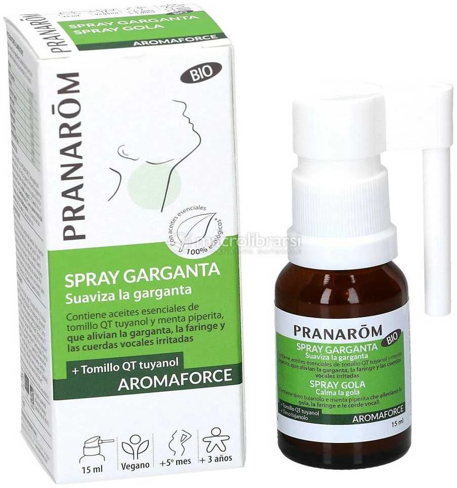 Pranarom Aromaforce purškiklis gerklei 15ml