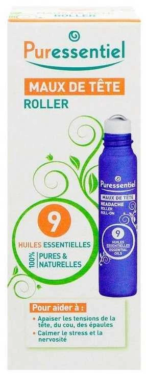 „Puressentiel Roller“ rutulinis kūno aliejus galvos skausmui malšinti, 5 ml