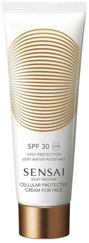 Sensai Silky Bronze apsauginis kremas veidui Spf30 50ml