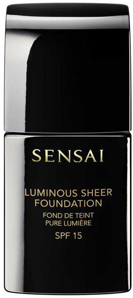 Skystas makiažo pagrindas Sensai Luminous Sheer SPF15 204 Honey rusvai gelsvas, 30 ml