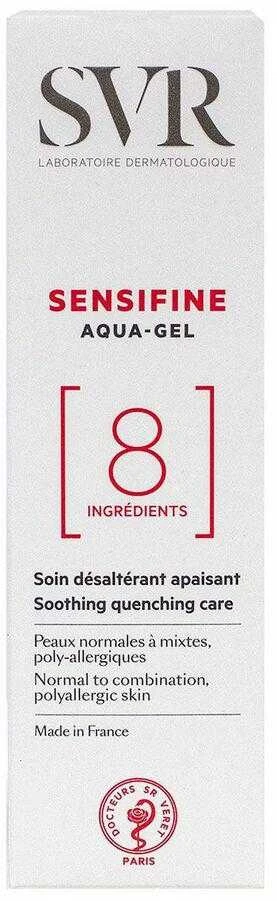 SVR gelis jautriai odai SENSIFINE AQUAGEL, 40 ml