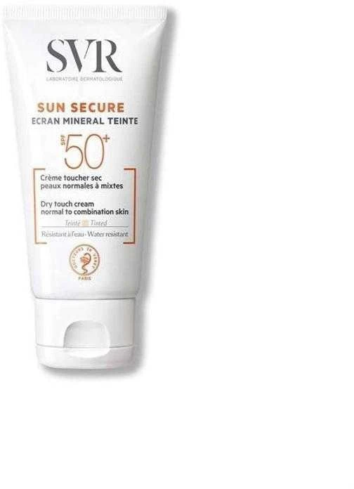Svr Sun Secure Ecran Mineral Teinte SPF 50+ apsauginis kremas nuo saulės, 50 ml