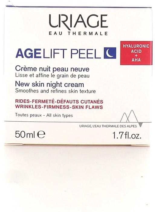 Uriage Age Lift Peel New Skin Night Kreminis Night Skin Kreminis moterims, 50 ml