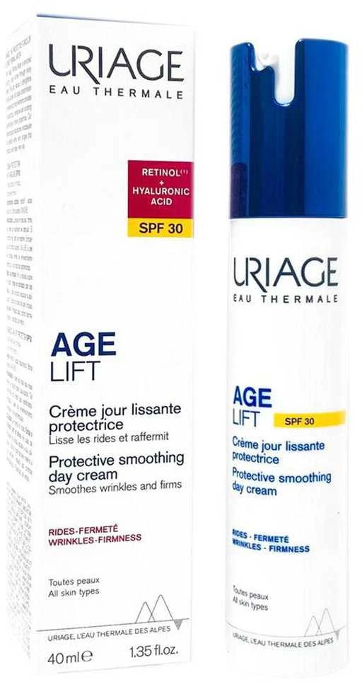 Uriage Age Lift Protective Smoothing Day Kreminis SPF 30 apsauginis dieninis kremas nuo raukšlių, 40 ml