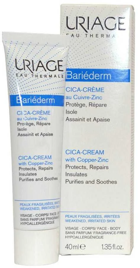 URIAGE atkuriamasis kremas BARIEDERM CICA, bekvapis, 40 ml