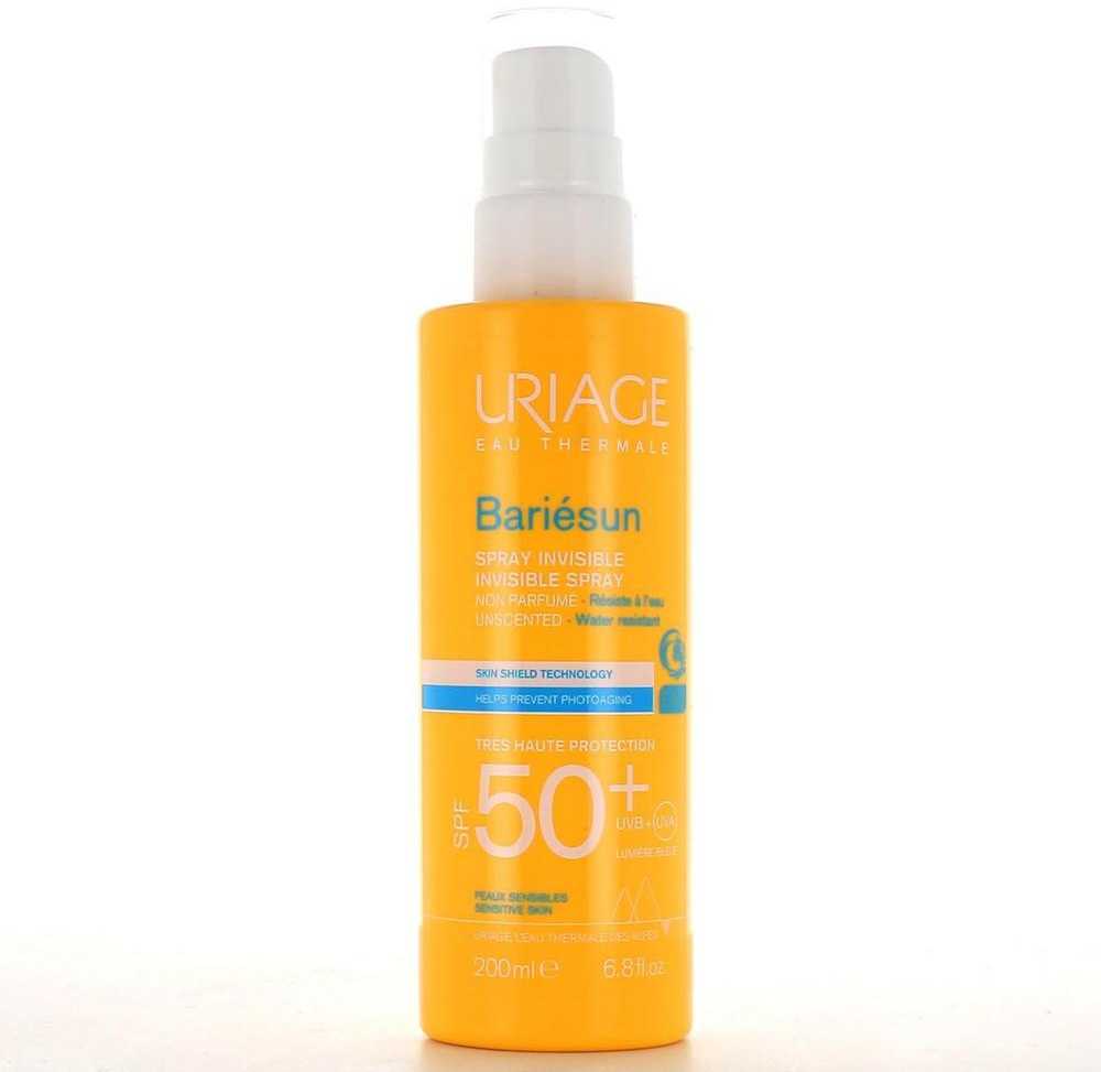 Uriage Bariesun Invisible Purškiklis bekvapis apsauginis kremas nuo saulės SPF50+ 200 ml