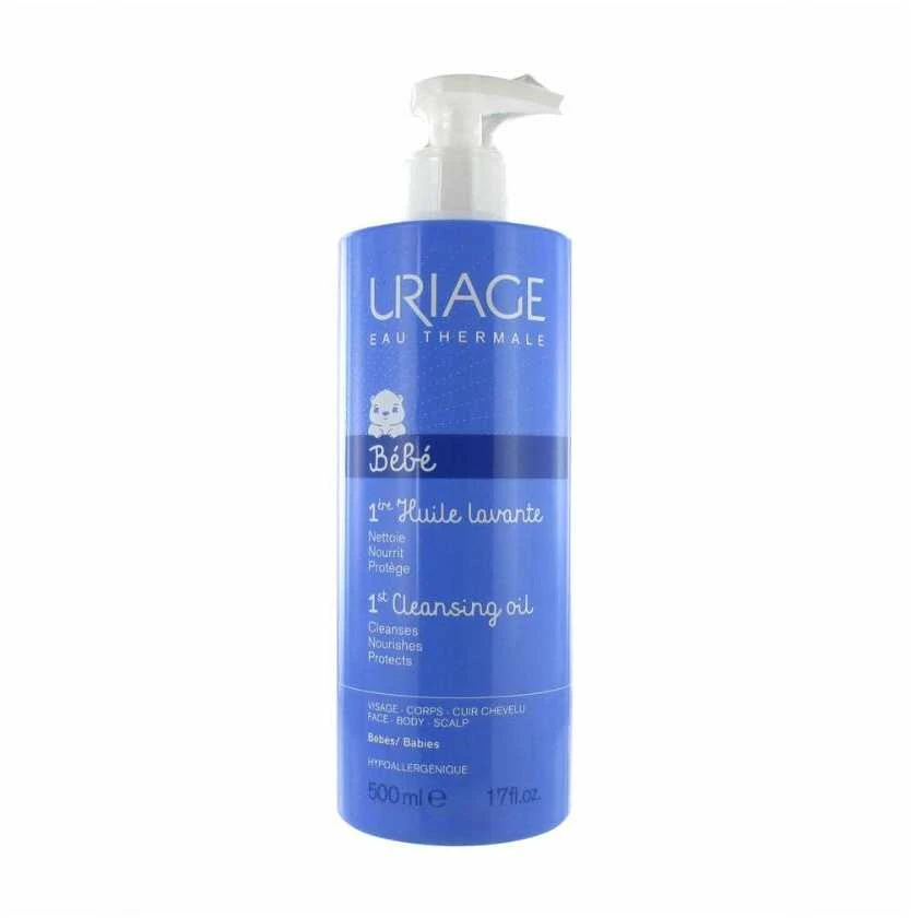Uriage Bebe 1st Cleansing Oil maitinamasis valomasis aliejus kūdikiams, 500 ml
