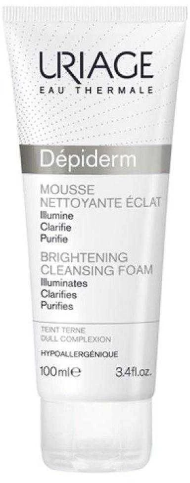 Uriage Dépiderm Brightening Cleansing Foaming Kreminis šviesinančios valomosios putos papilkėjusiai veido odai, 100 ml