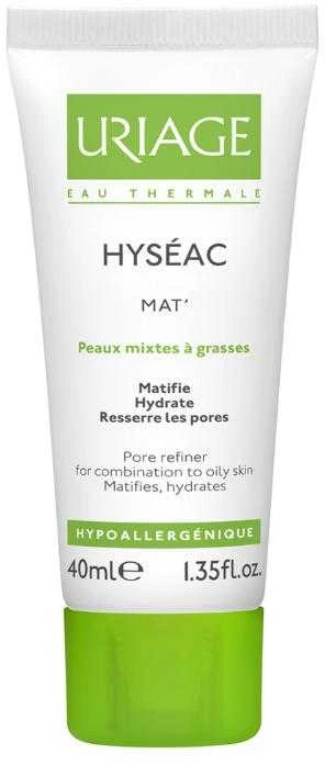 Uriage Hyséac Mat Matifying Gel-Kreminis matinis veido gelis-kremas, 40 ml