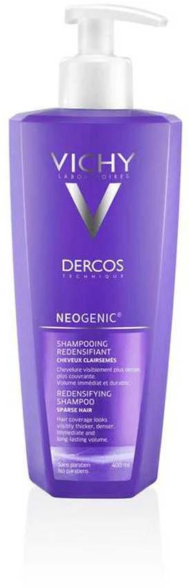 "Vichy Dercos Neogenic Redensifying Šampūnas" plaukų tankį atkuriantis šampūnas 400ml