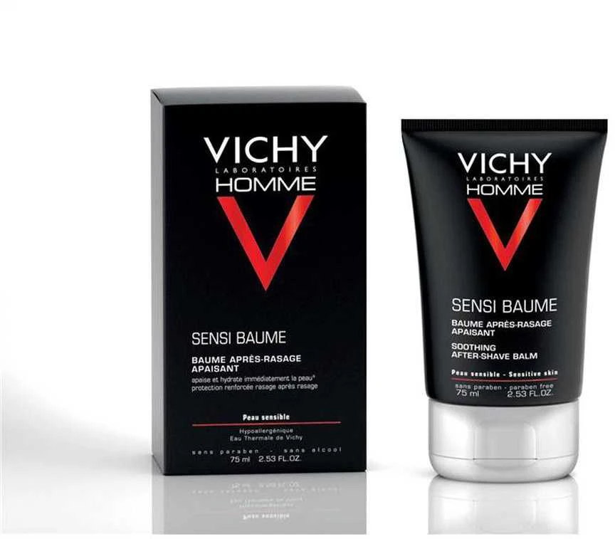 "Vichy Homme Sensi Baume" balzamas po skutimosi 75ml