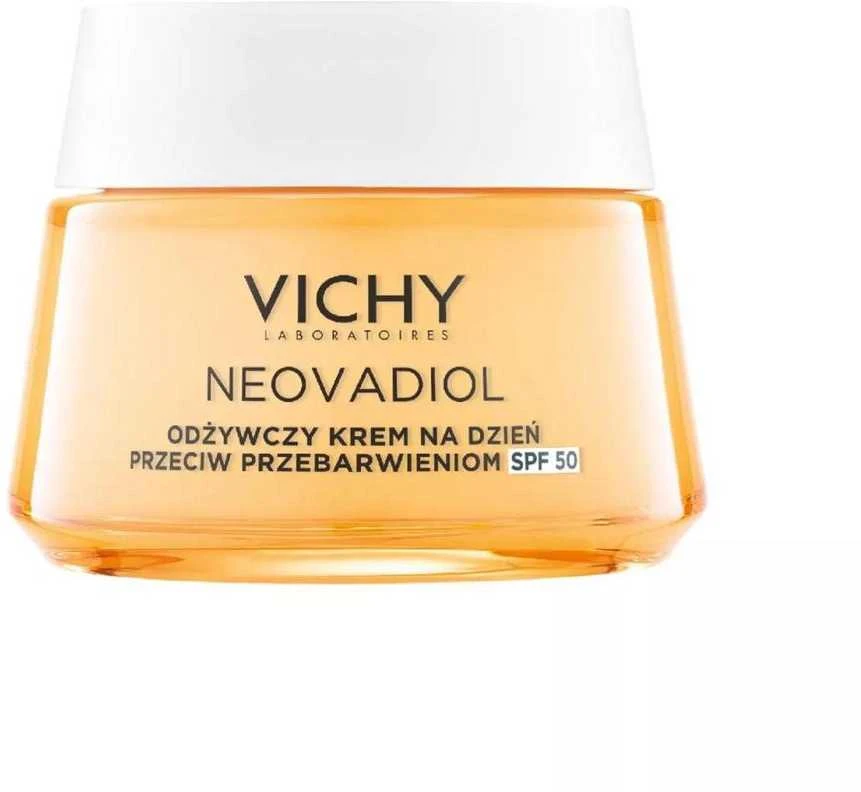 Vichy Neovadiol Anti-Blemish Firming Kreminis stangrinantis veido kremas nuo tamsių dėmių po menopauzės, 50 ml