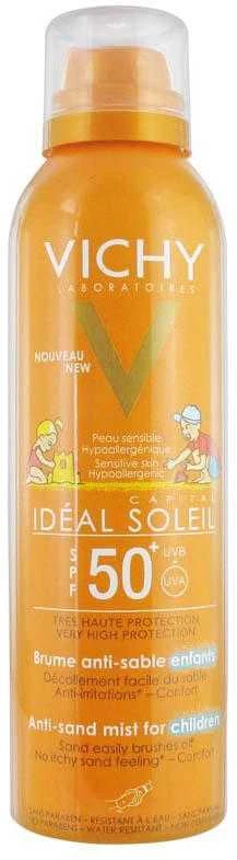 Vichy Capital Soleil Anti-Sand Mist SPF 50+ purškiama apsauginė dulksna nuo saulės vaikams, 200 ml