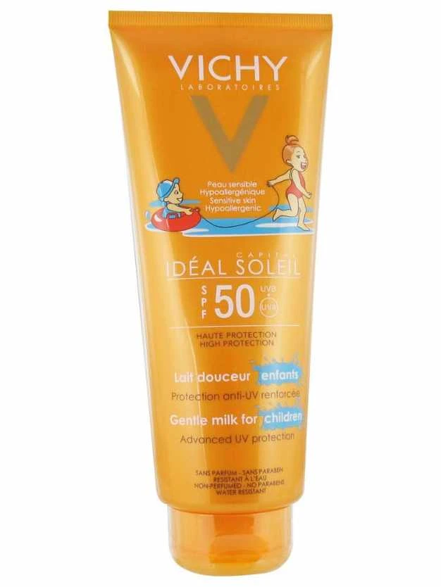 Vichy Capital Soleil Gentle Milk Children švelnus apsauginis pienelis vaikams Spf50 300ml
