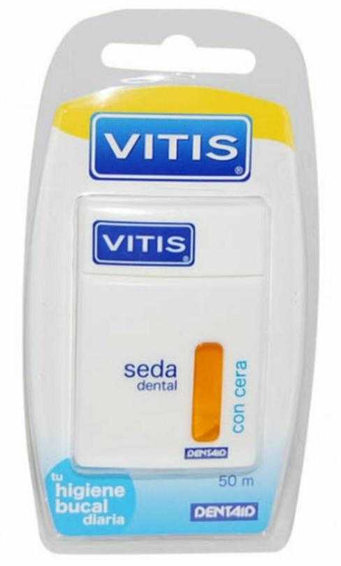 Vitis vaškuotas dantų siūlas 50mt