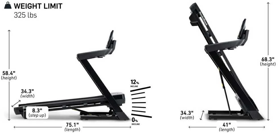Bėgimo takelis NordicTrack T Series 10