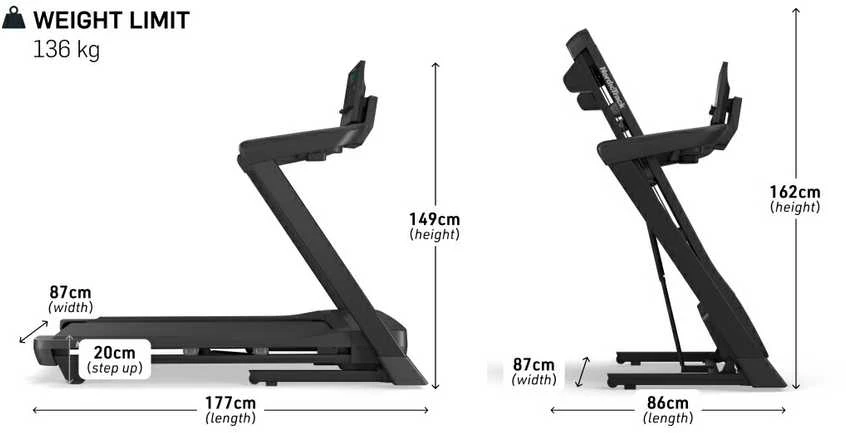 Bėgimo takelis NORDICTRACK T Series 7