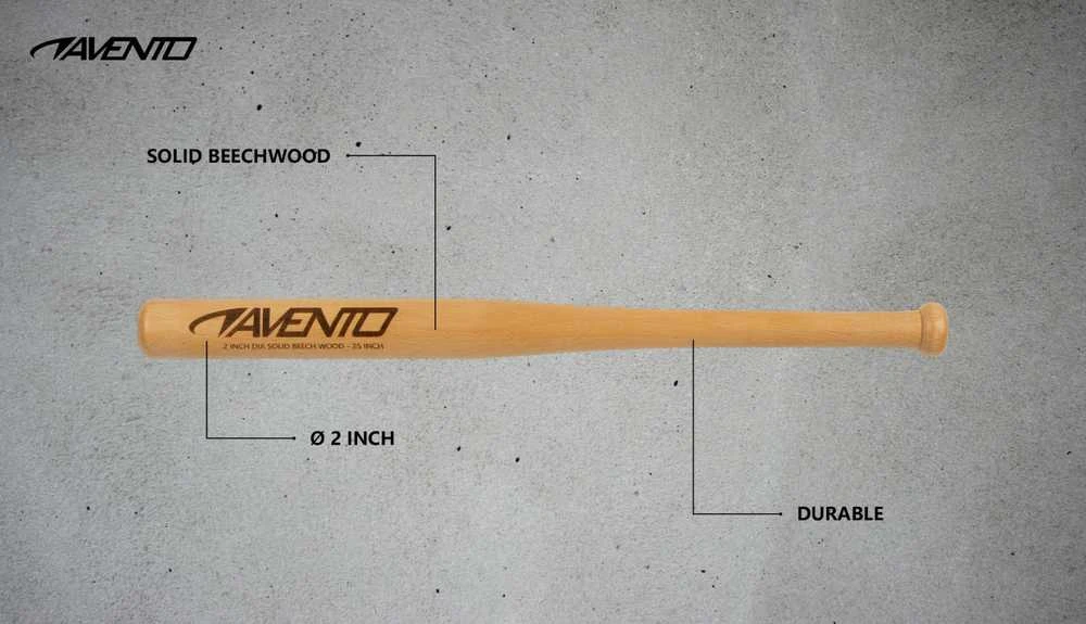 Beisbolo lazda med AVENTO 47AL 63cm Brown