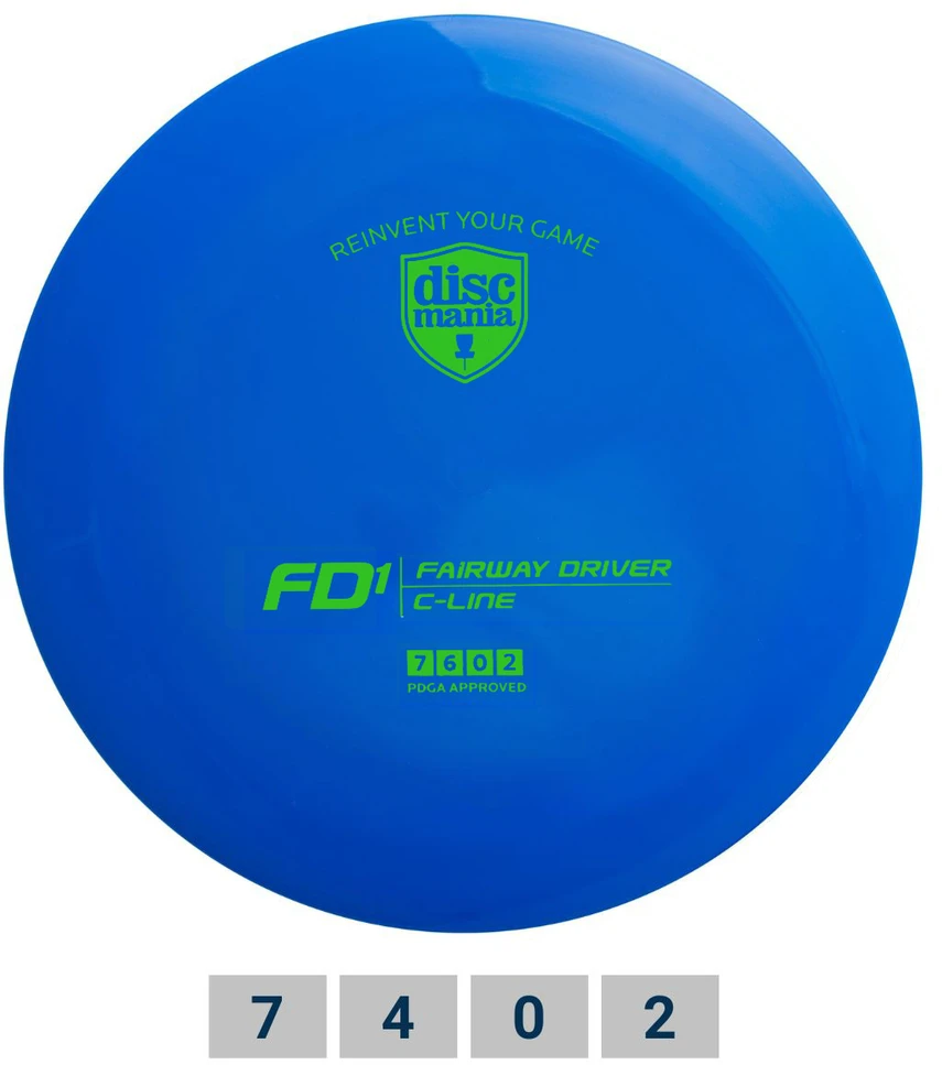 Diskgolfo diskas Fairway Driver S-LINE FD1 Mėlyna