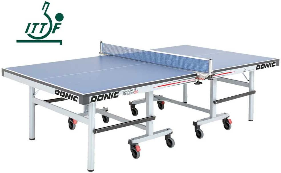 Blue Mėlyna Teniso stalas indoor 30mm Waldner Premium 30 ITTF Mėlyna 2dėž.