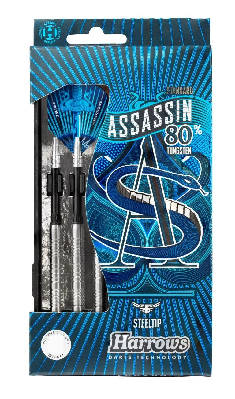 Harrows Smiginio strėlytės plieno antgalis ASSASSIN W80 3x21gR