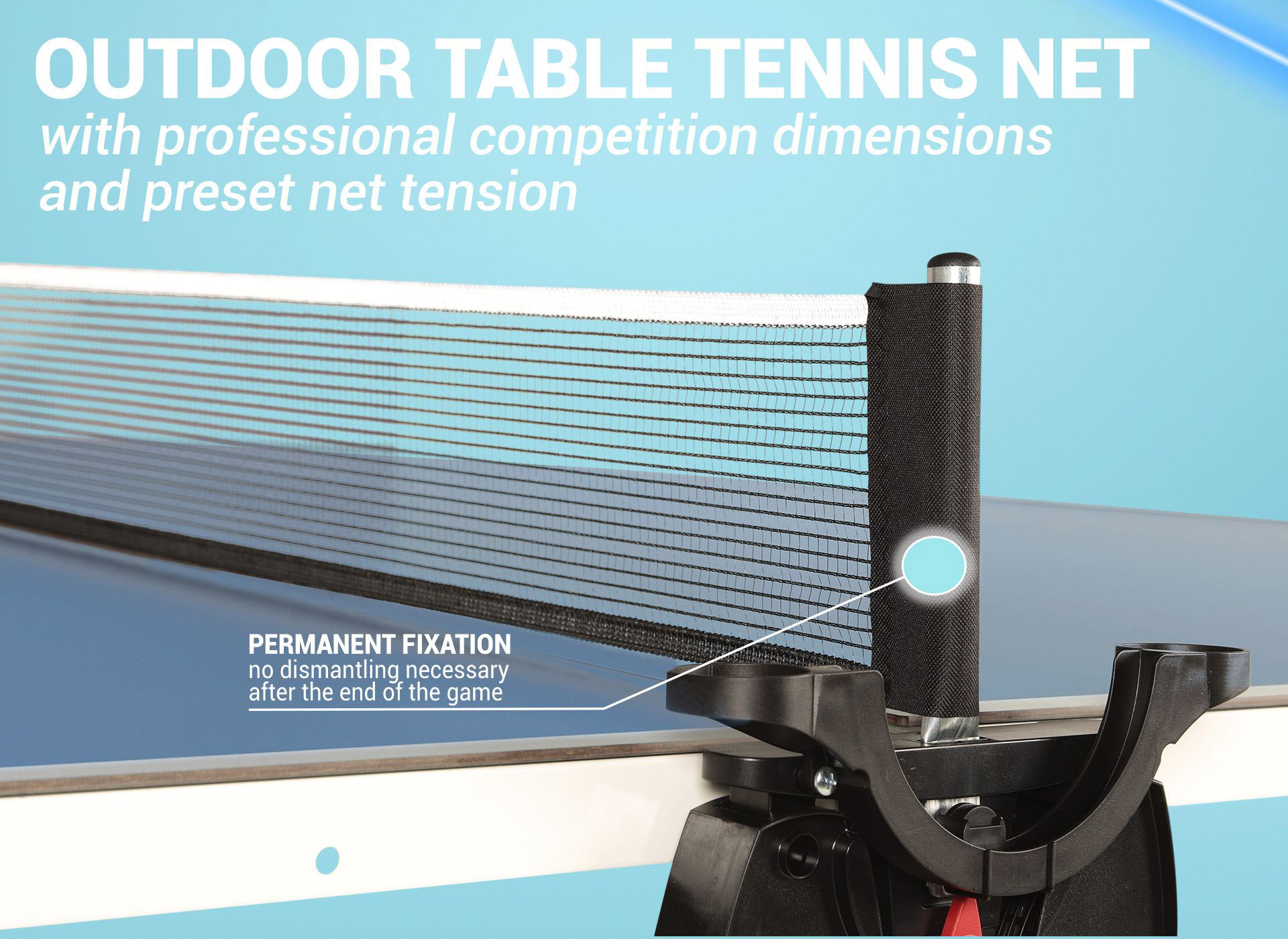 Teniso stalas outdoor 4mm DONIC Roller Fun Mėlyna (Nemokamas pristatymas) (Nemokamas pristatymas) aprašymas - Prekės nuotrauka