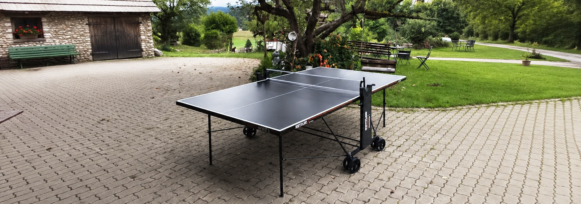 Teniso stalas outdoor 4mm KETTLER BASIC aprašymas - Prekės nuotrauka