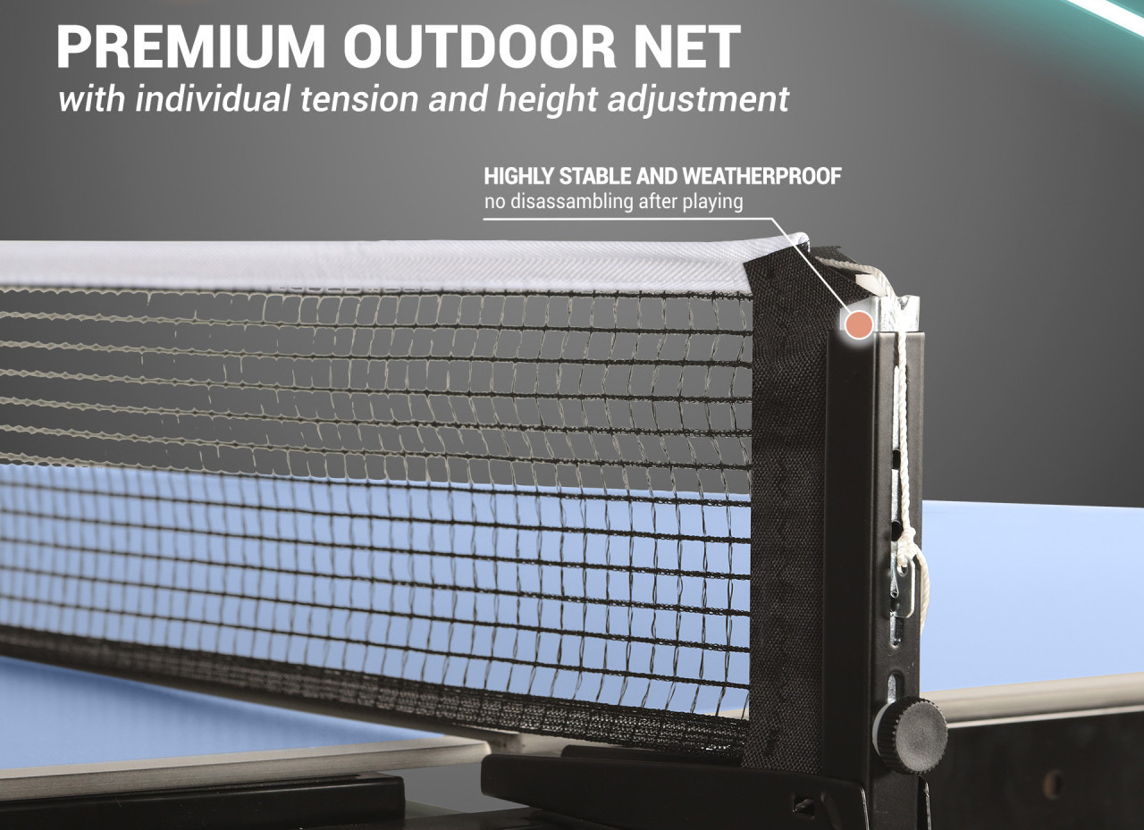 Teniso stalas outdoor 6mm DONIC Roller 1000 Mėlyna (Nemokamas pristatymas) (Nemokamas pristatymas) aprašymas - Prekės nuotrauka