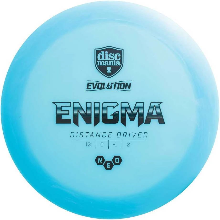 Blue Diskgolfo diskas Distance Driver NEO ENIGMA Evolution Mėlyna