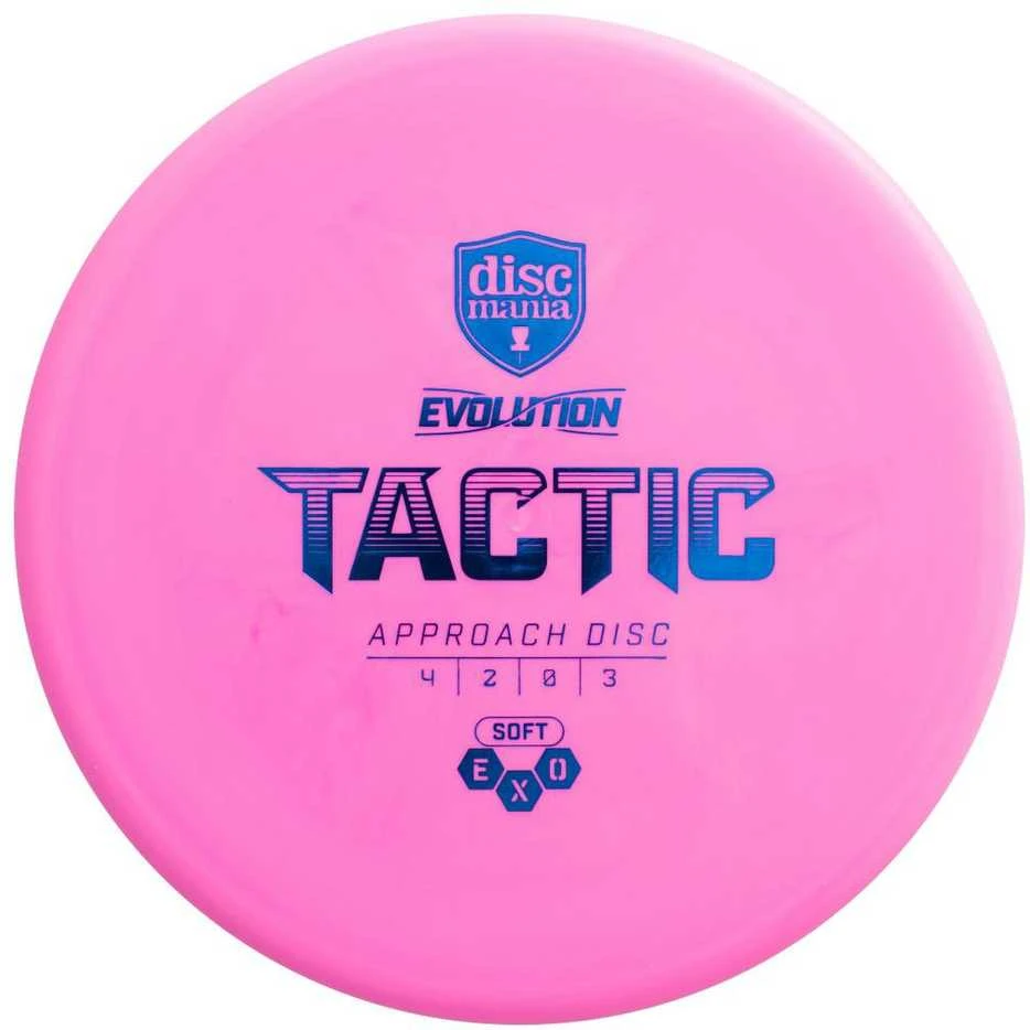 Diskgolfo diskas Midrange Driver SOFT EXO TACTIC Evolution Rožinė