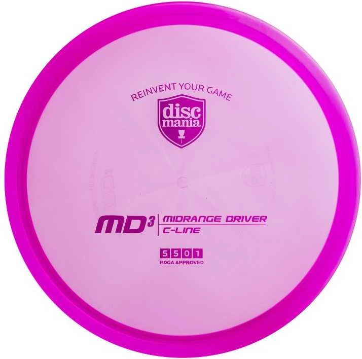 Diskgolfo diskas Midrange Driver C-LINE MD3 Violetinė