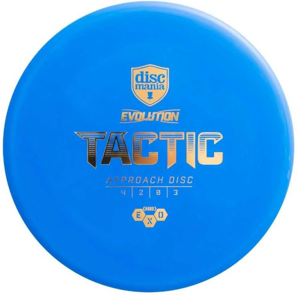 Blue Diskgolfo diskas Midrange Driver HARD EXO TACTIC Evolution Light mėlynas