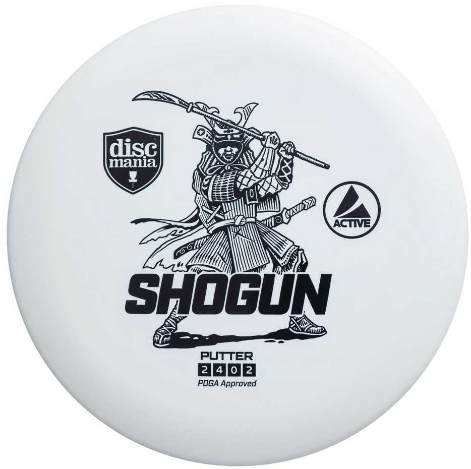 Discmania Diskgolfo diskas Putter SHOGUN Active baltas